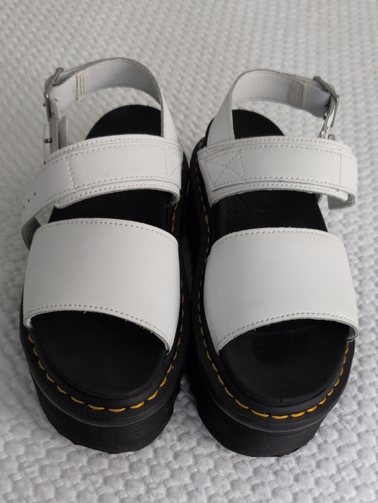 Dr. Martens Shoes - Dr. Martens Voss Quad White Hydro Platform Sandals